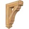Ekena Millwork Olympic Arts & Crafts Rough Sawn Bracket, Western Red Cedar, 4"W x 18"D x 22"H BKT04X18X22OLY03RWR - alternate 1